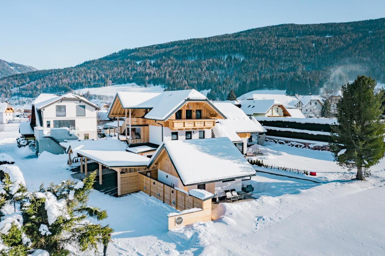 Pistenblick Alpin Sankt Margarethen im Lungau Exteriör bild